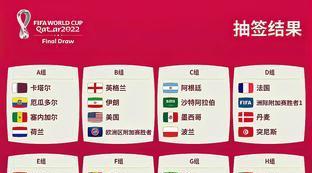 2022世界杯预选赛全部赛程