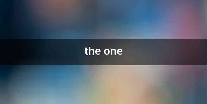 the one